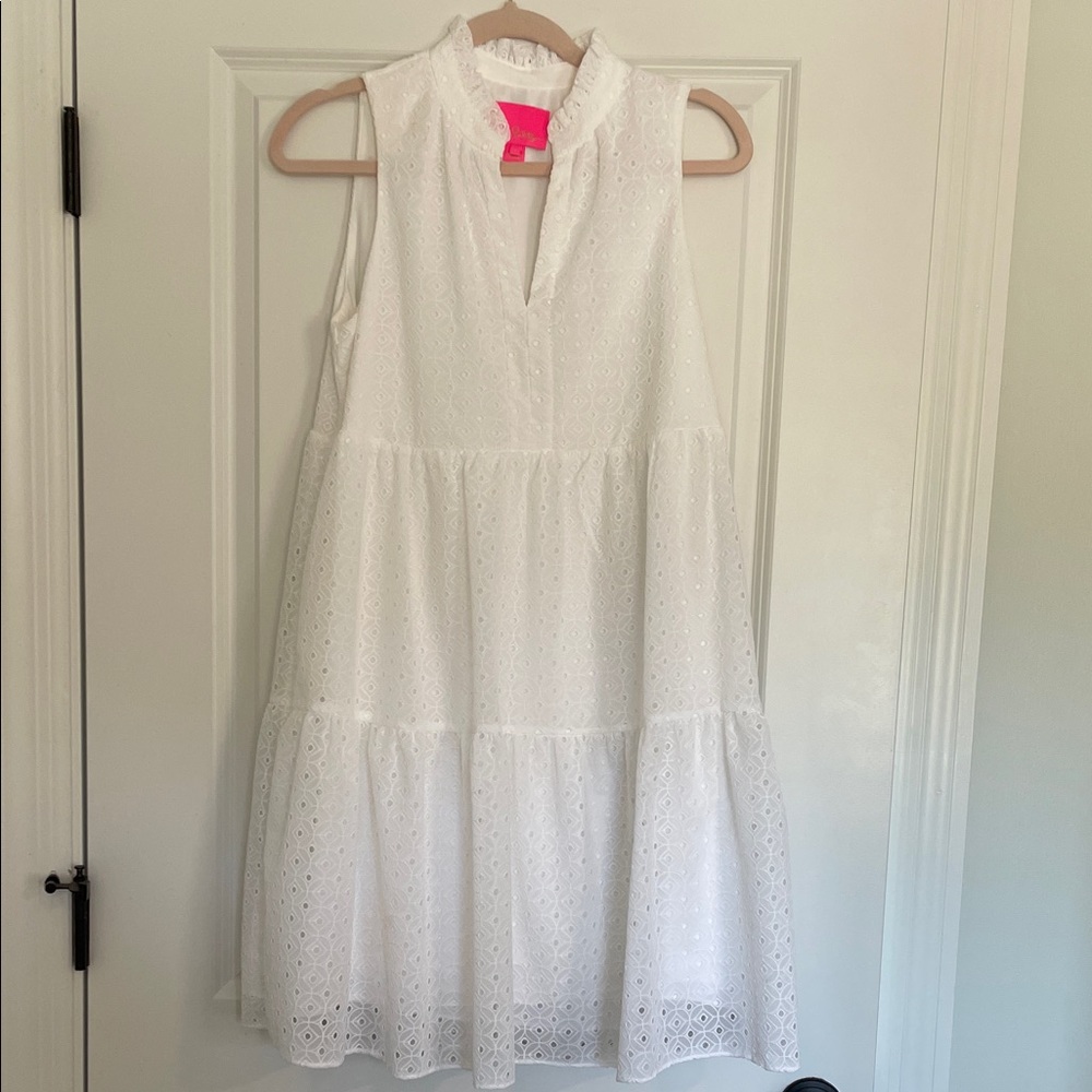 Lilly Pulitzer White Eyelet  Dress